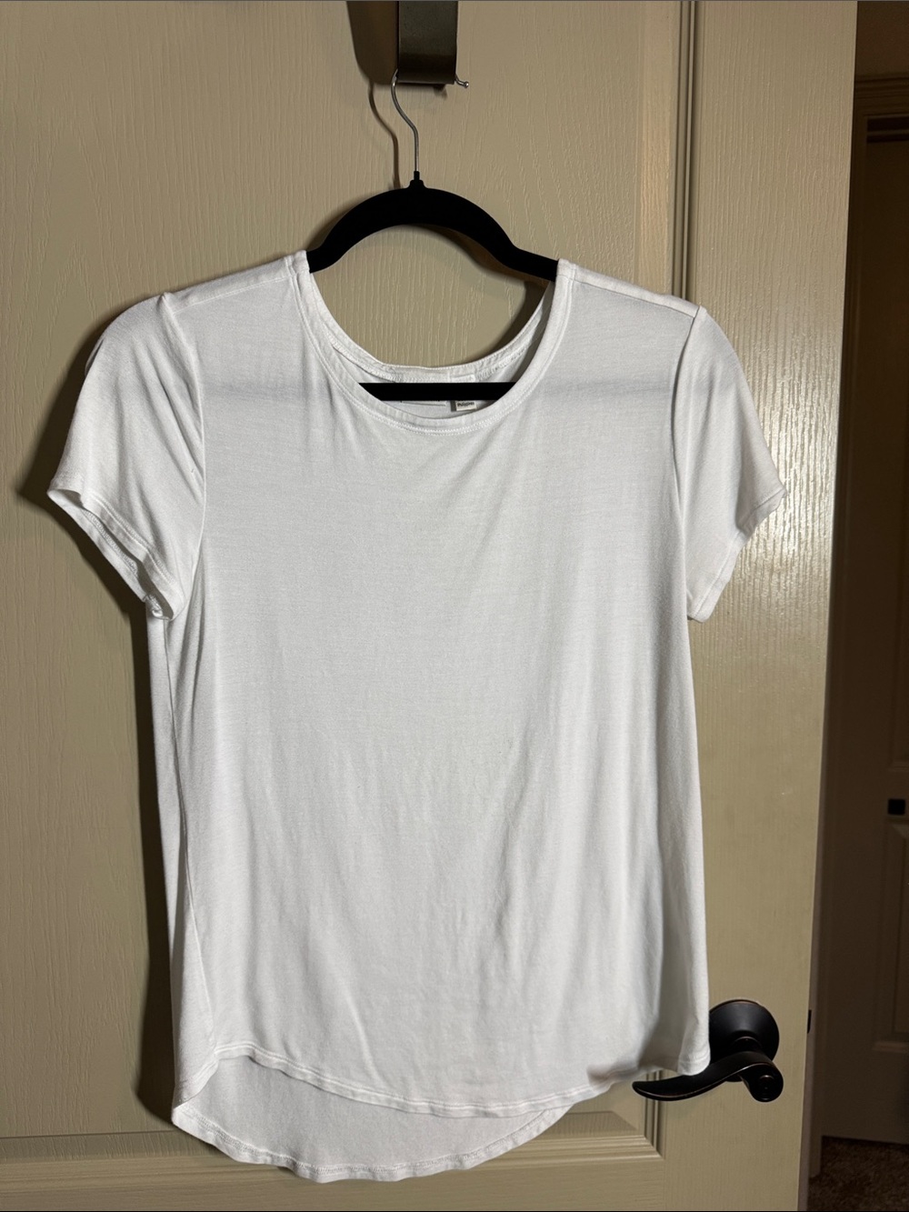 Versona White Short Sleeve Crew Neck Tee